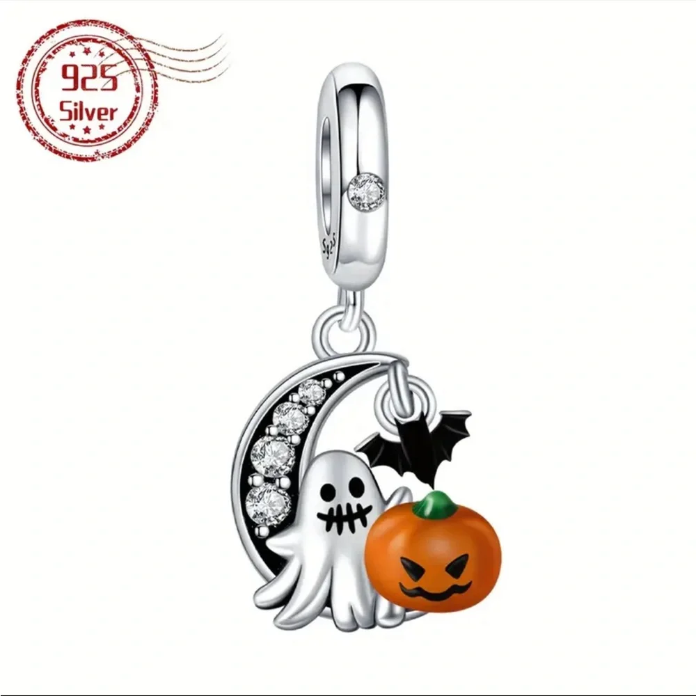 925 Halloween Bracelet Charm For Pandora - Picture 1 of 4